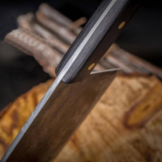 Nakiri / Chukabocho (なきり) Cleaver de aço Tang completo
