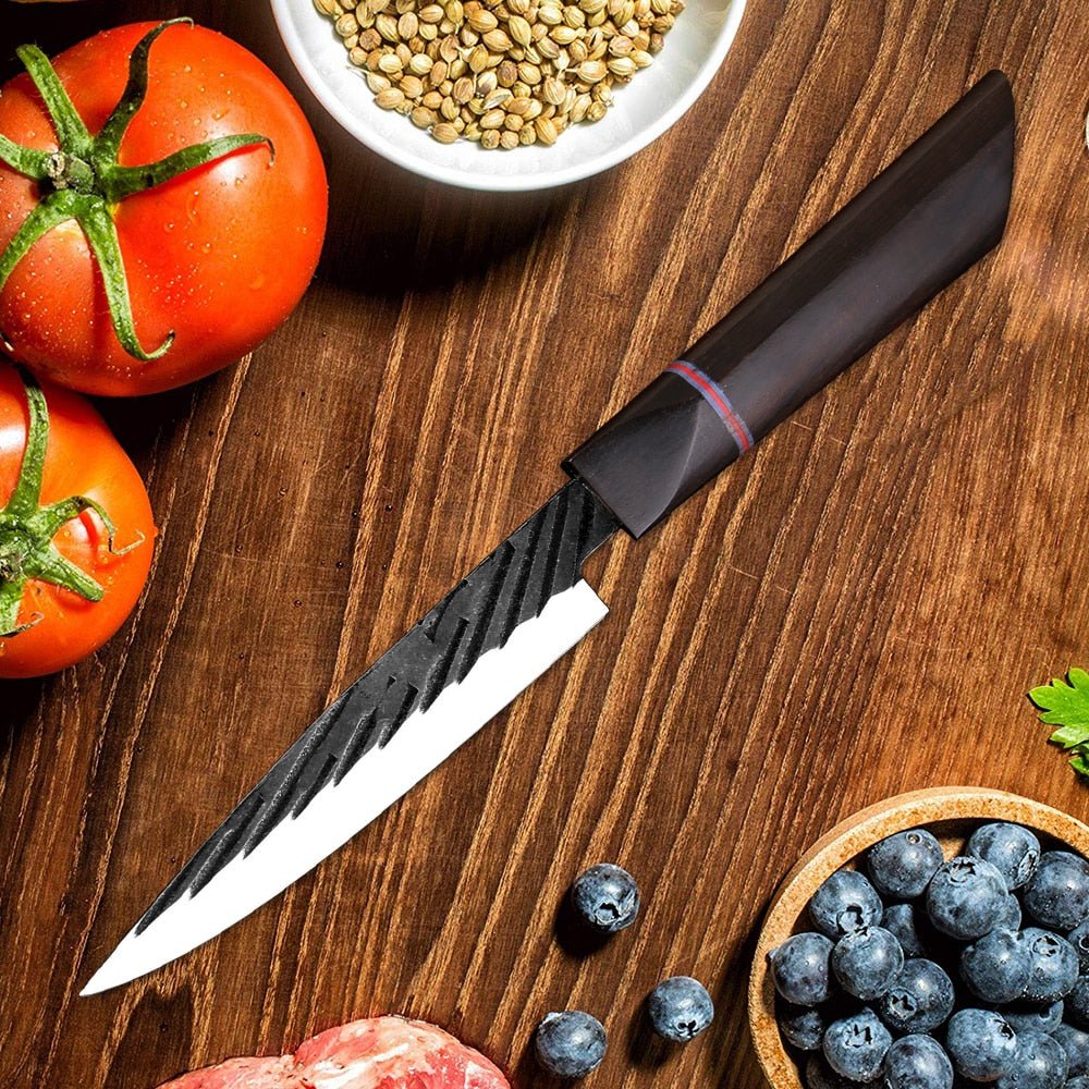 Haru (はると はると はると はると) Set de cuchillo de mango de ébano