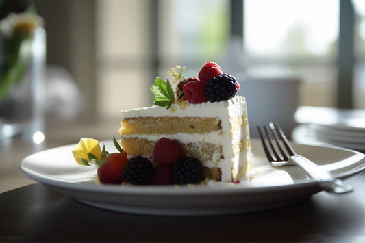 Chantilly Cake with Berries and Whipped Cream