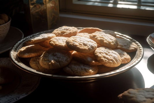 Biscoitos de creme de leite sonhadores