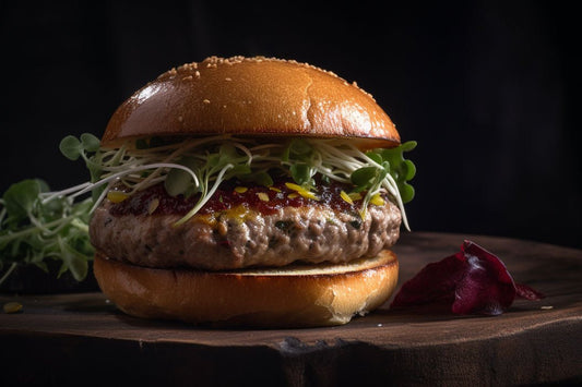 Juicy Mediterranean Lamb Burger