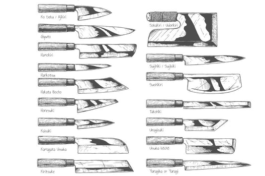 Qual é o tamanho da faca de chef japonesa você deve comprar primeiro?