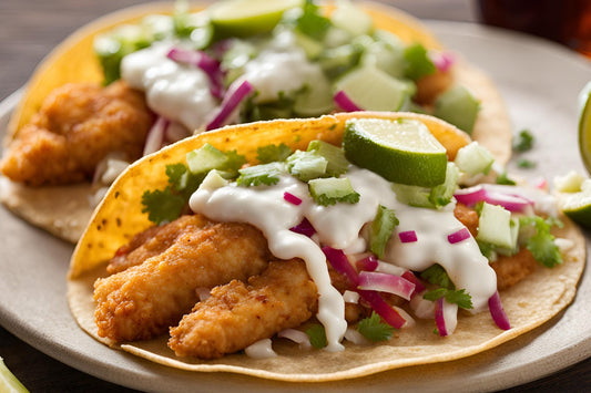 Crispy Beer-Battered Fish Tacos