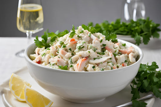 Receita de salada de caranguejo