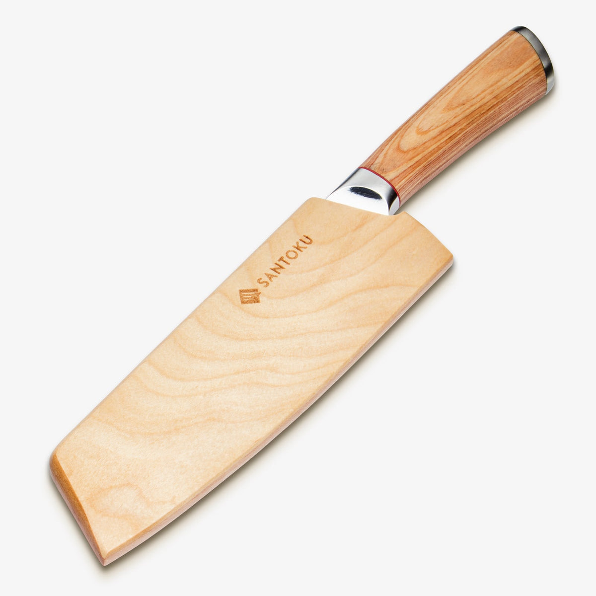 Faca Nakiri Haruta 7 Polegadas VG10 Japonesa Aço Damasco com Cabo de Madeira e Bainha