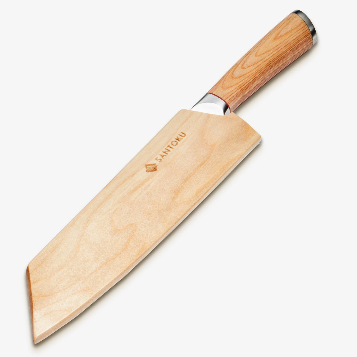 Haruta Cuchillo de chef Kiritsuke japonés de acero damasco VG10 de 8 pulgadas con mango de madera y funda