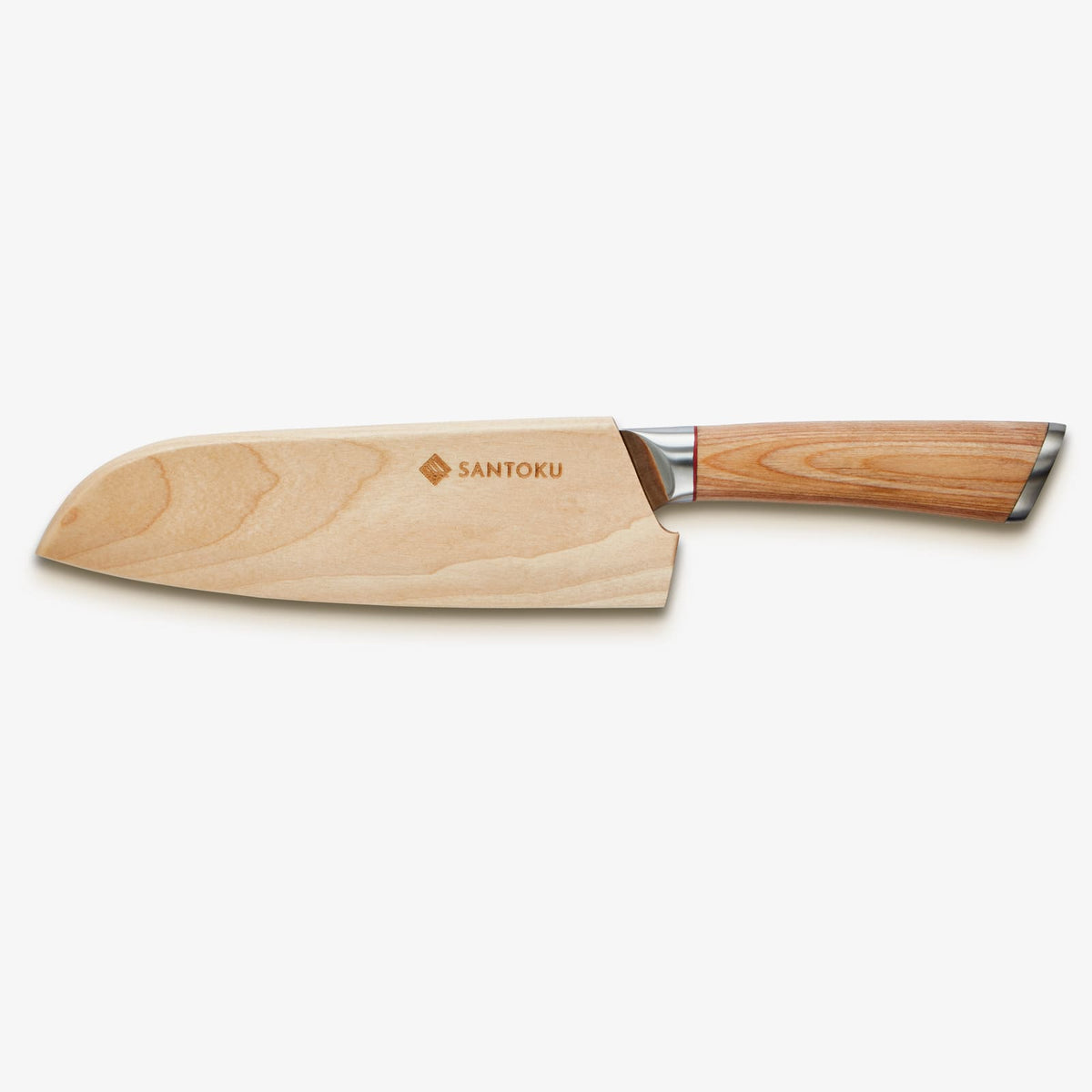 Haruta Juego de cuchillos de cocina japoneses de acero damasco VG10 de 5 piezas con mangos y fundas de madera